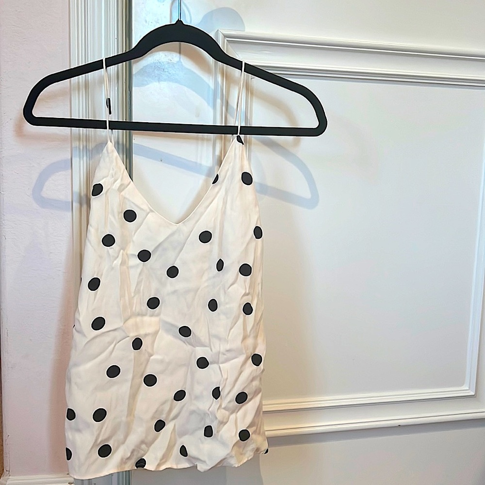 Polka dot sleeveless blouse from Nordstrom | Size Small